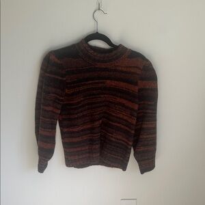 Veronica Beard Brown and Black Knit Sweater